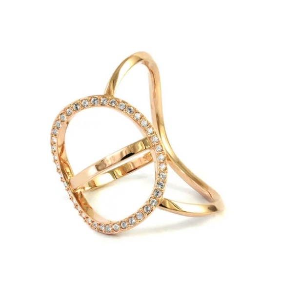 Swarovski Flash Gold-plated Crystal Ring - Picture 1 of 6